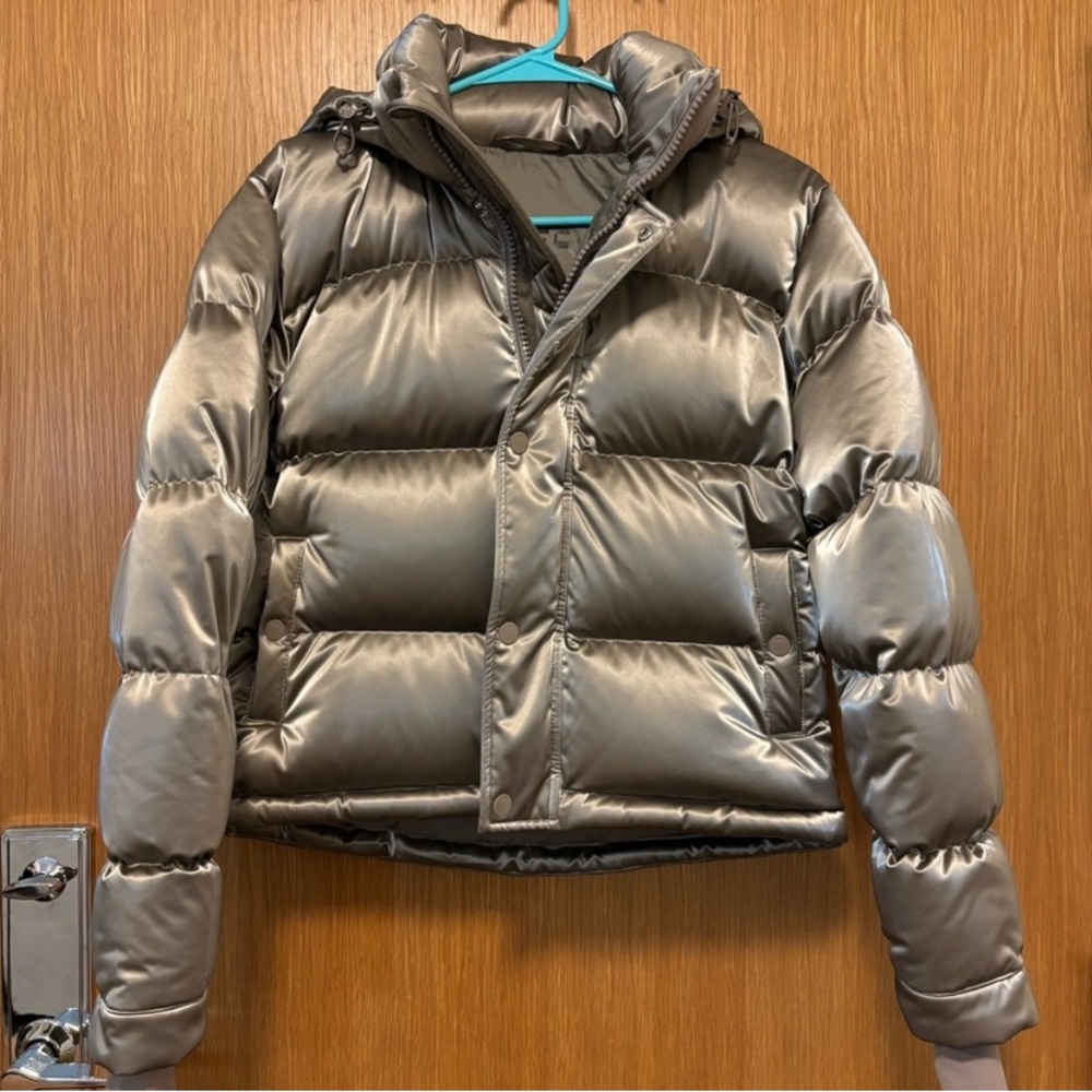 TNA Metallic Puffer Jacket